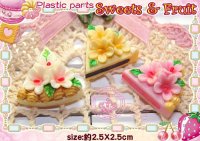 上質☆お花デコのショートケーキ